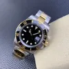 Clean 116613 Luxury Watch sub Black Dive Al-Inclusive 18k interGold Dandong 3135 Movimento mecânico 40mm Aço 904 Business Tuhai favorito