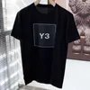 デザイナーメンズレディースTシャツY3プリントTshirtスポーツポロスティートップコットンシャツ短袖TシャツラウンドネックTシャツハイストリートティー8Y