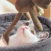 Tapis mignon chat lit en forme de coeur lit pour chats chiot coton velours doux chaton lits de couchage chenil chaud animal nid chat accessoires