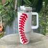 40oz Baseball Tumbler With Handle Sport Rugby Baseball Tumbler Rostfritt stål Big Capacity Beer Mug Isoled 40oz Travel Tumbler Ups 001