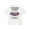 HUMAN MADE leuke print bamboe katoenen T-shirt met korte mouwen voor heren dames K5