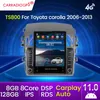 9,5 zoll 128G DSP IPS Android Auto dvd Radio Multimedia Video Player Navigation GPS Für Toyota Corolla E140/150 2006-2013 kopf Einheit