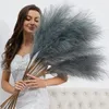 Decorative Flowers1Pc 110cm Detachable Pampas Secas Grass Decor Artificial Reed Plant Fake Flower Wedding Home Bedroom Room Decoration Accessories 230510