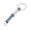 Creative Auto Exhibition Advertising Keychain Shock Absorber Suspension Hand-made Zinc Alloy Keychains Jewelry Pendant