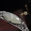 Armreif Luxus Echtes 925 Sterling Silber Pflaumenblüte Blume Armreifen Für Frauen Schmuck S925 Armband Weibliche Mädchen