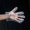 Gants jetables en plastique simples de 100 pièces/sac gants de préparation des aliments pour la cuisine, le nettoyage, la manipulation des aliments accessoires de cuisine