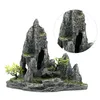 Decorations Fish Tank Ornament Creative Resin Artificial Ornaments Hill Landscape Mountain Decor Rockery For Aquarium Fish Tank Decoration