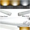 Tubos Led 4Ft Shop Lights 4 Feet 18W 22W 28W Tube Lighting Smd 2835 Light Bbs T8 G13 Lâmpada fluorescente 5000K 6000K Drop Delivery Dhcwo