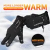 Sports Gloves Winter Windproof Cycling Gloves Waterproof Water Ski Hiking Gloves Outdoor Sport Bicycle Scooter Riding Motorcycle Gloves Warm P230511