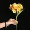 Fleurs décoratives 1PC décoration de mariage d'hortensia artificiel pour la maison jardin fausses fournitures de fête décor de bureau Floral