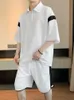 Survêtements pour hommes Survêtement d'été Hommes T-shirts à manches courtesShorts 2 pièces Ensemble Vêtements pour hommes Mode coréenne Sport Lâche Casual Coton Sweat Suits 230511