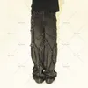 Męskie dżinsy y2k old myte hip hop duży moda mody swobodny punkowy rock luźne proste spodnie na nogi streetwear 230511