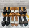 캐주얼 신발 디자이너 여성 금속 버클 슬리퍼 여름 야외 오픈 발가락 캐주얼 레터 모양 레이스 상자