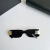 여성 패션을위한 검은 선글라스 작은 사각형 BB 로고 여성 0096S 브랜드 디자인 숙녀 마른 야외 쇼핑 그늘 레트로