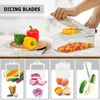 Utensili per frutta e verdura TGOGO Tagliaverdure multifunzionale Affetta patate Grattugia per carote Accessori da cucina Gadget Utensile da cucina con lama in acciaio 230511