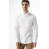 Мужские повседневные рубашки Мужская рубашка брендовая мужская высокого качества с длинным рукавом сплошной цвет плюс большой размер черно-белое мужское платье 3XL 230511 5H4W