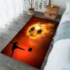 Carpets CLOOCL Football Carpets Fashion Brand Ice Fire Soccer 3D Printed Carpets for Living Room Bedroom Rugs Anti-slip Bath Mat 5 Size 230511