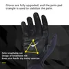 Sports Gloves Men summer cycling gloves full finger bike gloves breathable spring non slip hiking hunting women fitness bike fishing gloves P230512