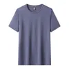 T-shirt da uomo 2023 Summer Ice Silk T-shirt manica corta da uomo ad asciugatura rapida Casual Thin Male Running Tee Simple Mens Tops