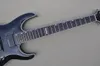 Factory Black String-thru-body Electric Guitar with Chrome Hardware,Offer Logo/Color Customize