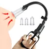 Plastic Clitoris Enhancement Vacuum Pump Sucking Massager Nipple Orthotics Sucker Sex Toy for Women