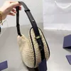 Straw Shoulder Bag Vintage Summer Beach Underarm Bags Fashion Handbag Shopping Totes High-Quality Handbags Artwork Wholesale