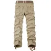 Herrenhosen Drop Arivals Multi-Pockets Solid Mens Cargo Pants Military Loose Long Pants 29-40 JPCK11 230512