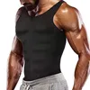 Men's Body Shapers YBFDO Men's Compression Shaper Slim Threebreasted Waist Training zipper Vest Top Burning Fat Slim Modeling Strap Sweat Corset 230512