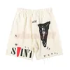 Zomerontwerper Casual shorts Heren Pure katoenen Terry Shorts Pant met V Letters Men Women unisex sport korte broek maat s-xl