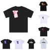 夏メンズビッグ V Tシャツ女性デザイナールーズ Tシャツファッションブランドトップスマンポロカジュアルシャツ高級服ストリート半袖服 Tシャツ