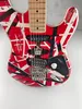 Electric guitar, alder body, red stripe, matte, 5150, used guitar, quick package