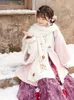 Abbigliamento etnico Cappotto di peluche invernale Gonna a faccia di cavallo Abiti tradizionali cinesi Dinastia Ming Come Purple Hanfu Festival Stage Abbigliamento DQL7932 G230428