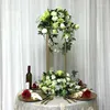 Vases 12 pièces) support de colonne de Vase de fleur de cadre carré pour la décoration de fête d'événement de mariage Yudao1188