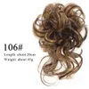 Chignon sintetico Scrunchies disordinati Fascia elastica Capelli Chignon Ricci Updo Parrucchino Fibra ad alta temperatura Capelli finti naturali224cv22k