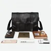 Briefcases Fashion Man Leather Shoulder Bags Travel Bag Men Briefcase Messenger Male Laptop Business Crossbody