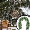 Decorative Flowers Artificial Leaf Plants Party Wedding Home Dining Bar Farmhouse Garden Yard Backyard Hanging Decor Fake Vine Type 1