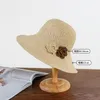 Cappelli a tesa larga Summer Girls Versione coreana Cappello di paglia pieghevole per vacanze al mare