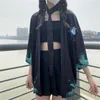 Ubrania etniczne kobiety plażowe kimono haori japoński styl swerygan strój samuraj