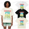 Camisetas para hombre Castle Coconut Tree T-shirt Mujer Hombre Mejor calidad Camiseta extragrande Top Tees T230512
