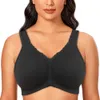 Reggiseni Filato libero plus size reggiseno in cotone senza ferretto coppa morbida femminile biancheria intima per dormire reggiseno minimizzatore copertura completa c d e f g h i P230512