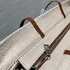 Tasarımcı tote Alışveriş Çantası Bayan Kare Çanta Tuval Açık Keten Büyük Tote Plaj Seyahat Çantaları Crossbody Omuz Paketi Satchel Cüzdan