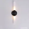 Wall Lamps Nordic Acrylic Tube Lamp Modern Gold Metal Led Sconce Vanity Light Fixtures Bedroom Bathroom Mirror Lights Home Decor