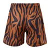 Shorts masculinos homens respiráveis ​​Cintura elástica esportiva com troca de estampas de animais com estampa de estampa de animais Bottoms Bottoms Bottoms