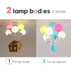 Chandelins Creative Balloon Chandelier Childrel Room Flying Lamp Boys and Girls Bedroom Nordic Modern Simple