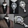 Neck Ties British Men Bowtie Cowboy Necklace Bolo Women Elastic Band Strap Alloy Chic Bow Bling Crystal Uniform Necktie 230512