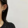 Boucles d'oreilles design de luxe mode pour homme femme triangle inversé lettre concepteurs boucle d'oreille personnalité à la mode boucles d'oreilles bijoux de créateur
