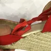 Sandálias mulheres alpargelas tornozelo tira de chinelos confortáveis ​​Ladies Sapatos casuais femininos Bombas de cânhamo de linho respirável 230512