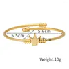 Bangle moda moda aço inoxidável Coroa Bracelet Gold Black Silver Color aberto para homens para homens Presente de joalheria de pulseira