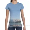 Camisetas masculinas Lake of Misurina Men T-shirt Mulheres por toda a moda impressa Camisa de menina Tops Tees Tshirts de manga curta