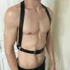 Ceintures PU Cuir Harnais Sexy Male Bondage Costume Cospaly Pour Hommes Vêtements Avec Rivets Haute Qualité